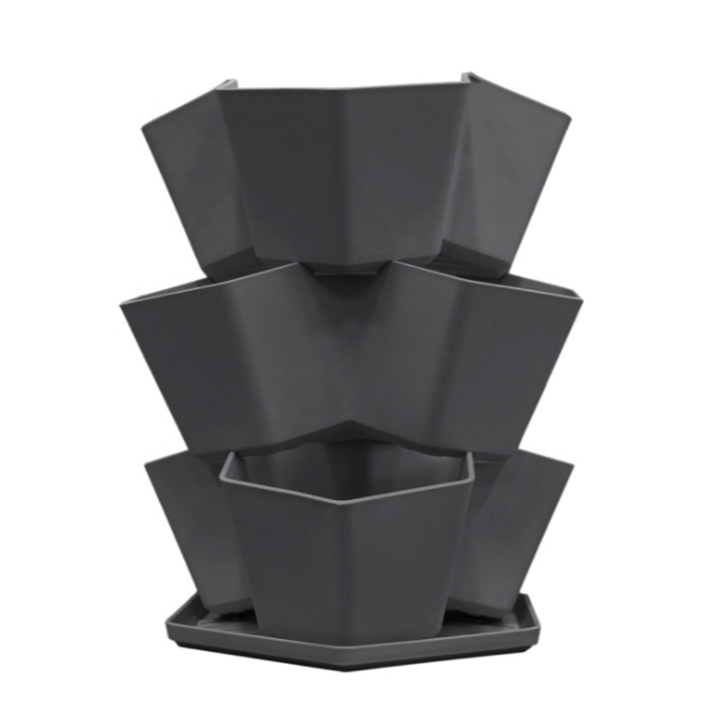 Redu materials 3 tier stackable planter